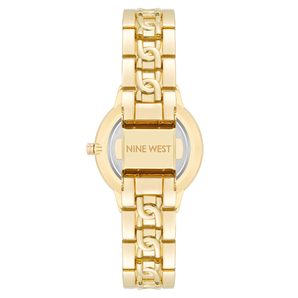 Reloj Análogo Mujer Nine West Dorado NW/2928CHGB