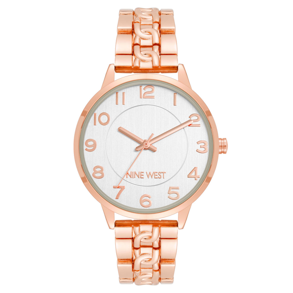 Reloj Análogo Mujer Nine West Oro Rosado NW/2928SVRG