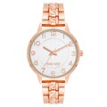 Reloj Análogo Mujer Nine West Oro Rosado NW/2928SVRG