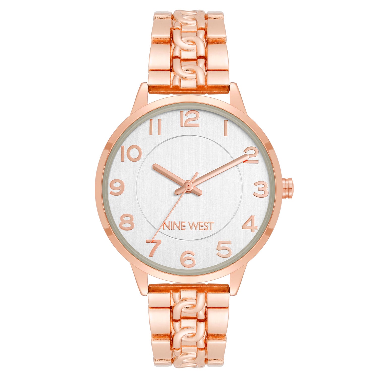 Reloj Análogo Mujer Nine West Oro Rosado NW/2928SVRG