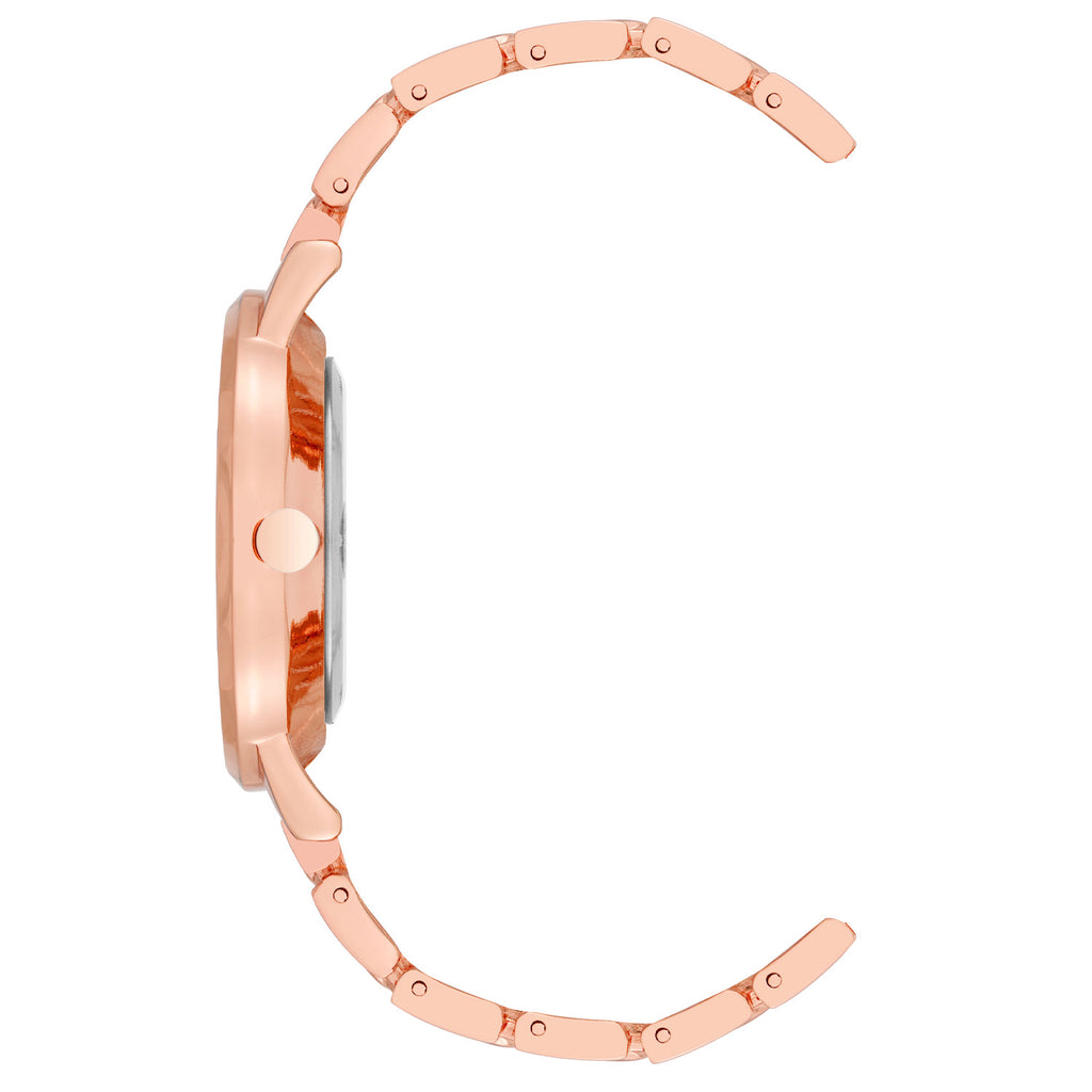 Reloj Análogo Mujer Nine West Oro Rosado NW/2928SVRG