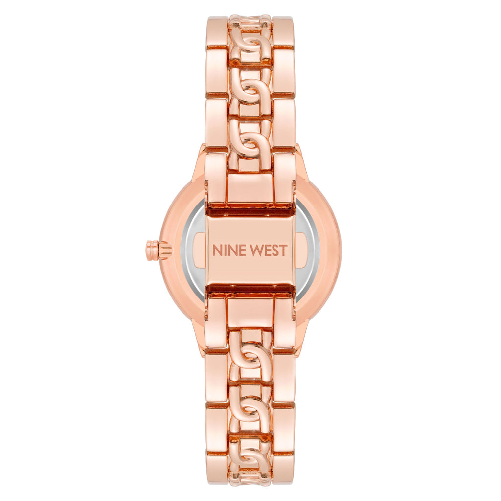 Reloj Análogo Mujer Nine West Oro Rosado NW/2928SVRG