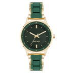 Reloj Análogo Mujer Nine West Verde NW/3094GNGB