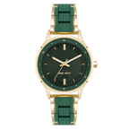 Reloj Análogo Mujer Nine West Verde NW/3094GNGB
