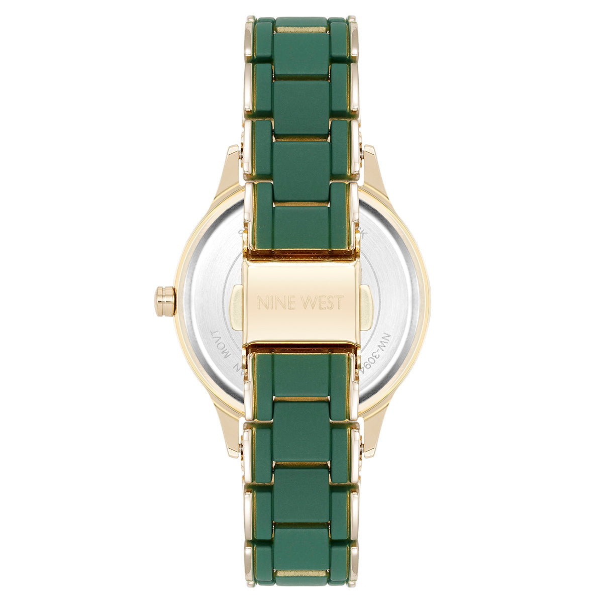 Reloj Análogo Mujer Nine West Verde NW/3094GNGB