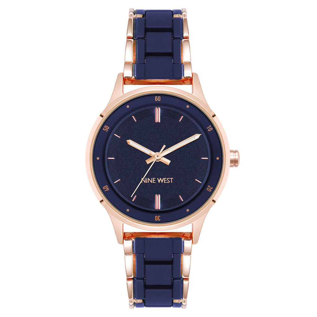 Reloj Análogo Mujer Nine West Azul NW/3094NVRG