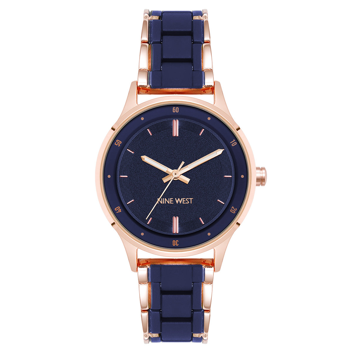 Reloj Análogo Mujer Nine West Azul NW/3094NVRG