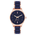 Reloj Análogo Mujer Nine West Azul NW/3094NVRG