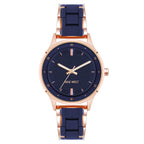 Reloj Análogo Mujer Nine West Azul NW/3094NVRG