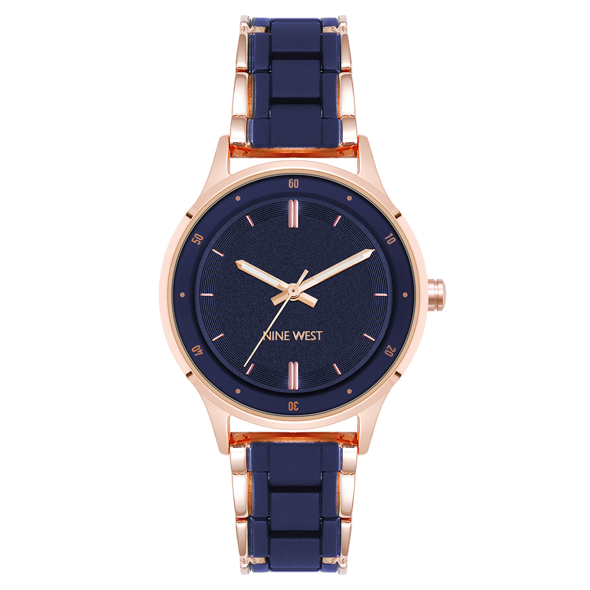 Reloj Análogo Mujer Nine West Azul NW/3094NVRG