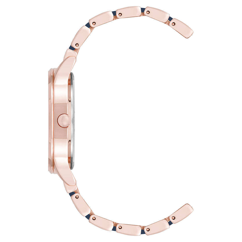 Reloj Análogo Mujer Nine West Azul NW/3094NVRG