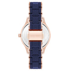 Reloj Análogo Mujer Nine West Azul NW/3094NVRG