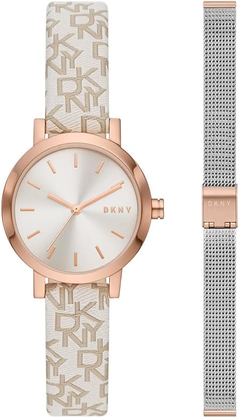 Gift Set Reloj + Correa DKNY NY6605SET Bicolor Mujer