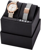 Gift Set Reloj + Correa DKNY NY6605SET Bicolor Mujer