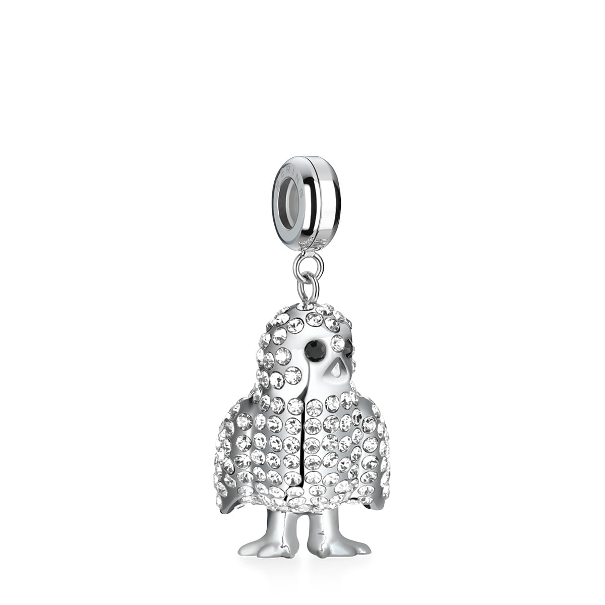 Charm Bering Polarowl-1 Plateado