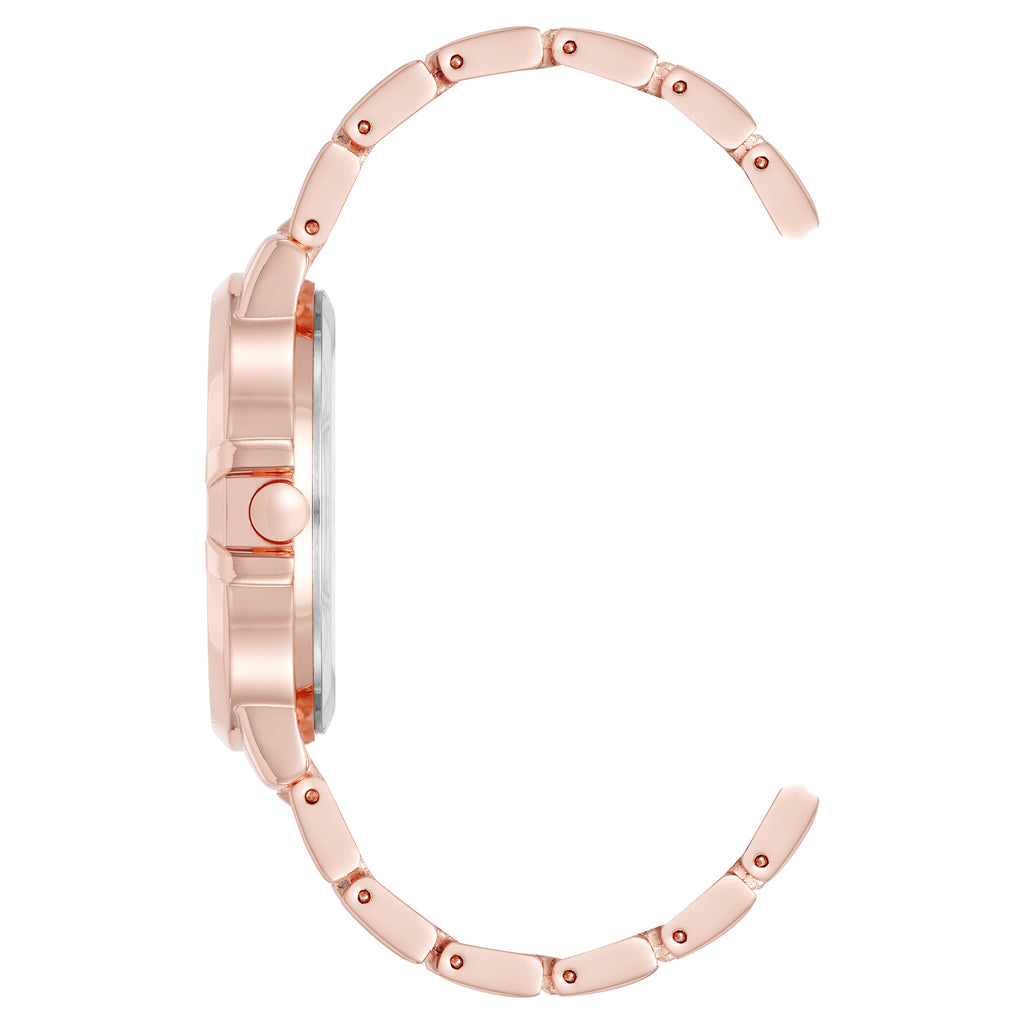 Reloj Análogo Mujer Nine West Oro Rosa NW-3334SVRG