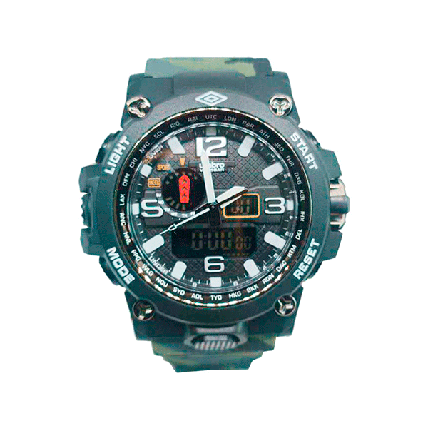 Reloj Análogo Digital Hombre Umbro Verde UMB-153-3
