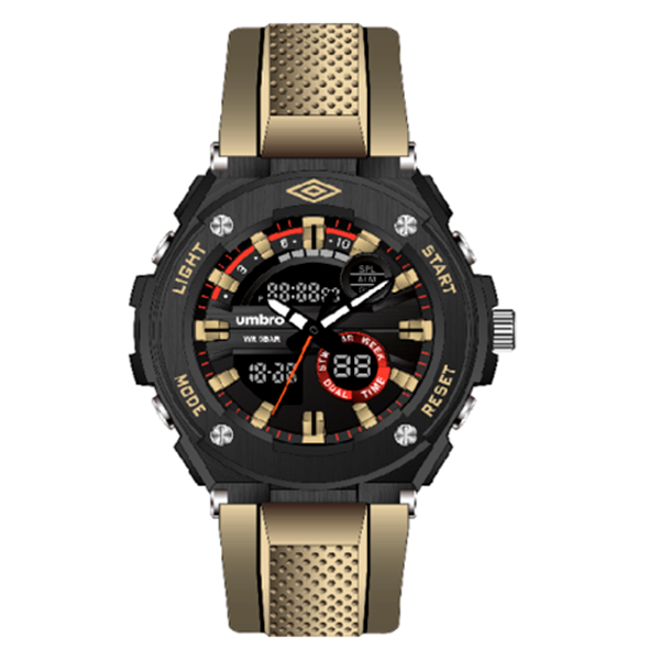 Reloj Análogo Digital Hombre Umbro Beige UMB-158-5