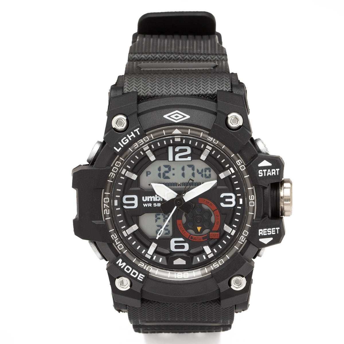Reloj Análogo Digital Hombre Umbro Negro UMB-169-1