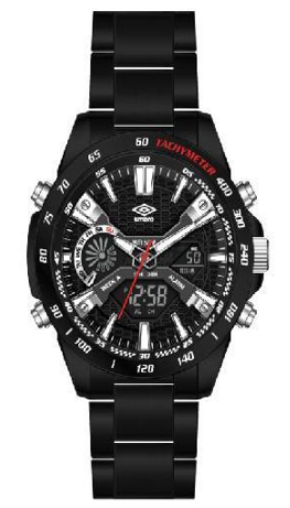 Reloj Análogo Digital Hombre Umbro Plus Negro UMBP-1265-23