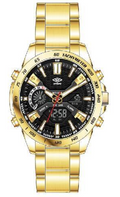 Reloj Análogo Digital Hombre Umbro Plus Dorado UMBP-1318-23