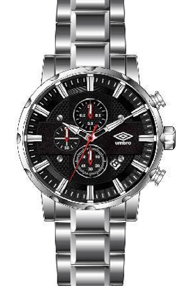 Reloj Multifunción Hombre Umbro Plus Plateado UMBP-1401-23