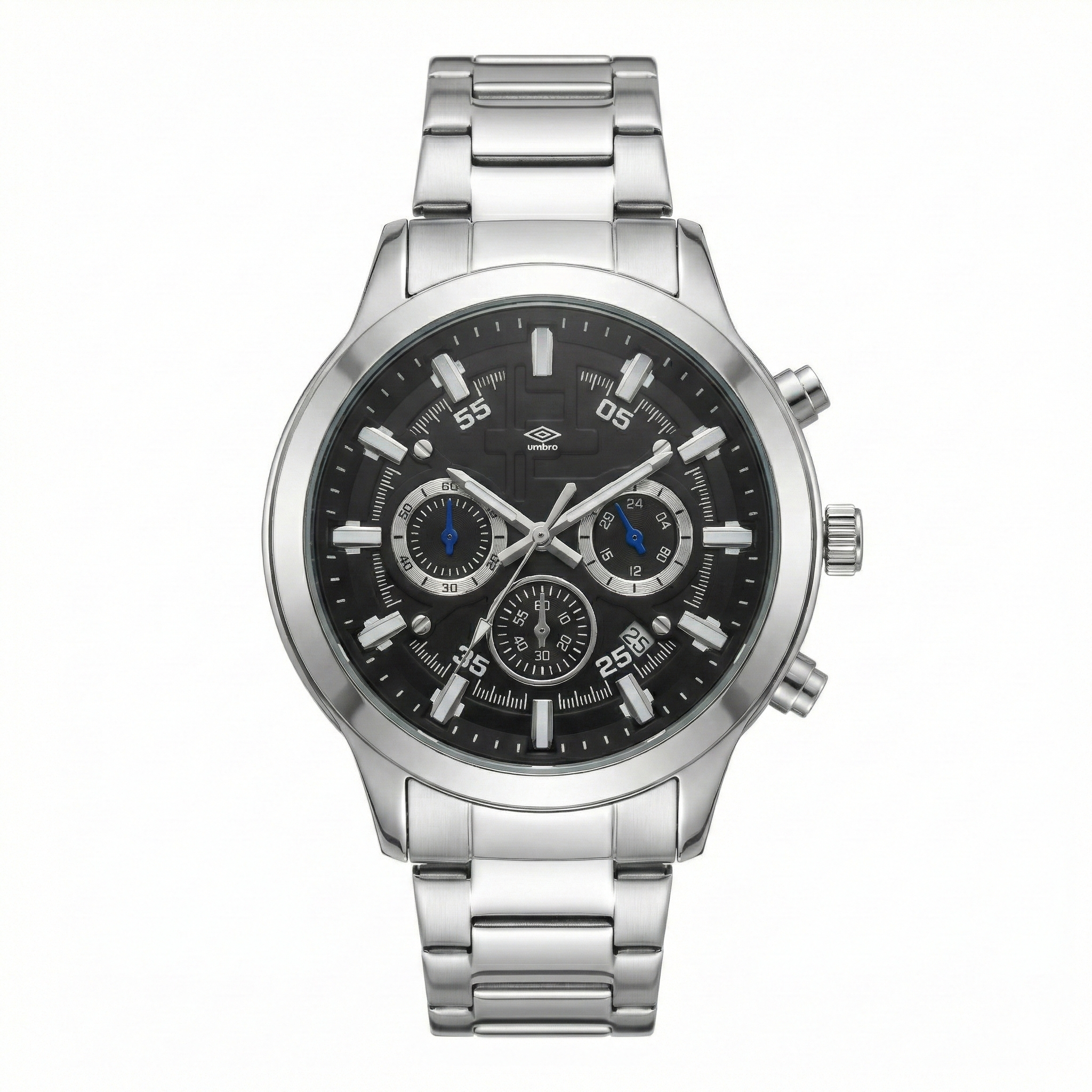 Reloj Análogo Hombre Umbro Plus Plateado UMBP-1500-100