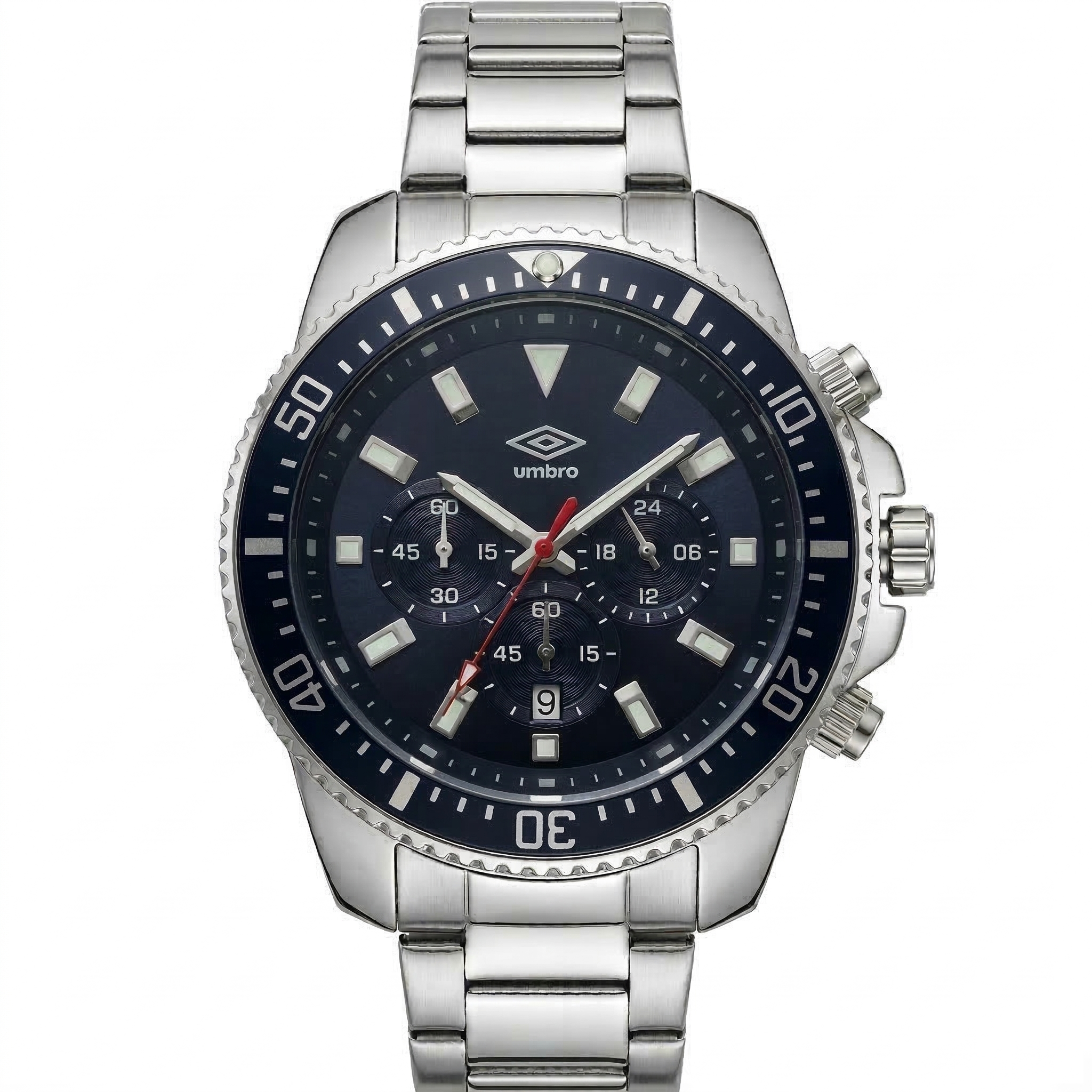 Reloj Análogo Hombre Umbro Plus Plateado UMBP-1500-103