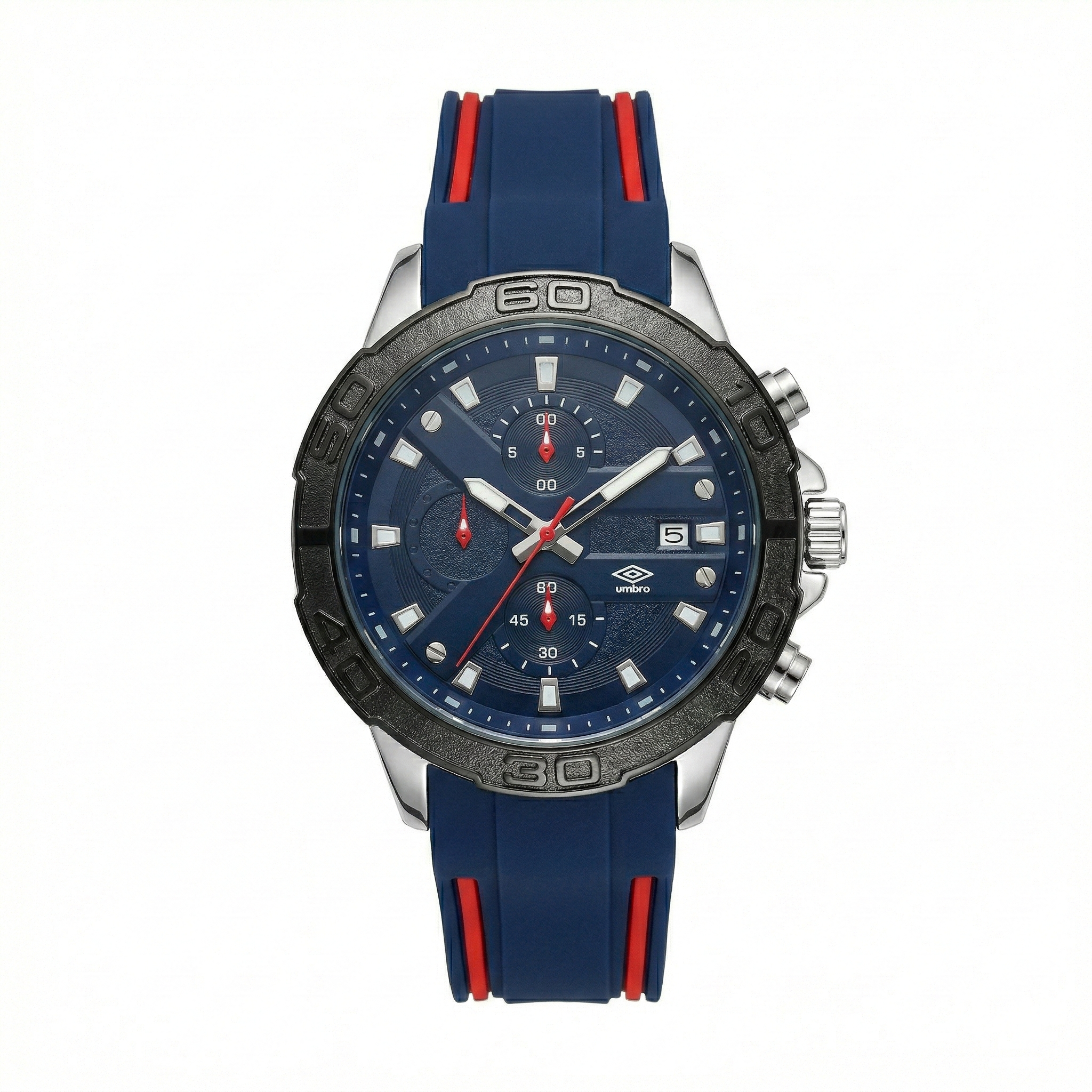 Reloj Análogo Hombre Umbro Plus Azul/Rojo UMBP-1500-106
