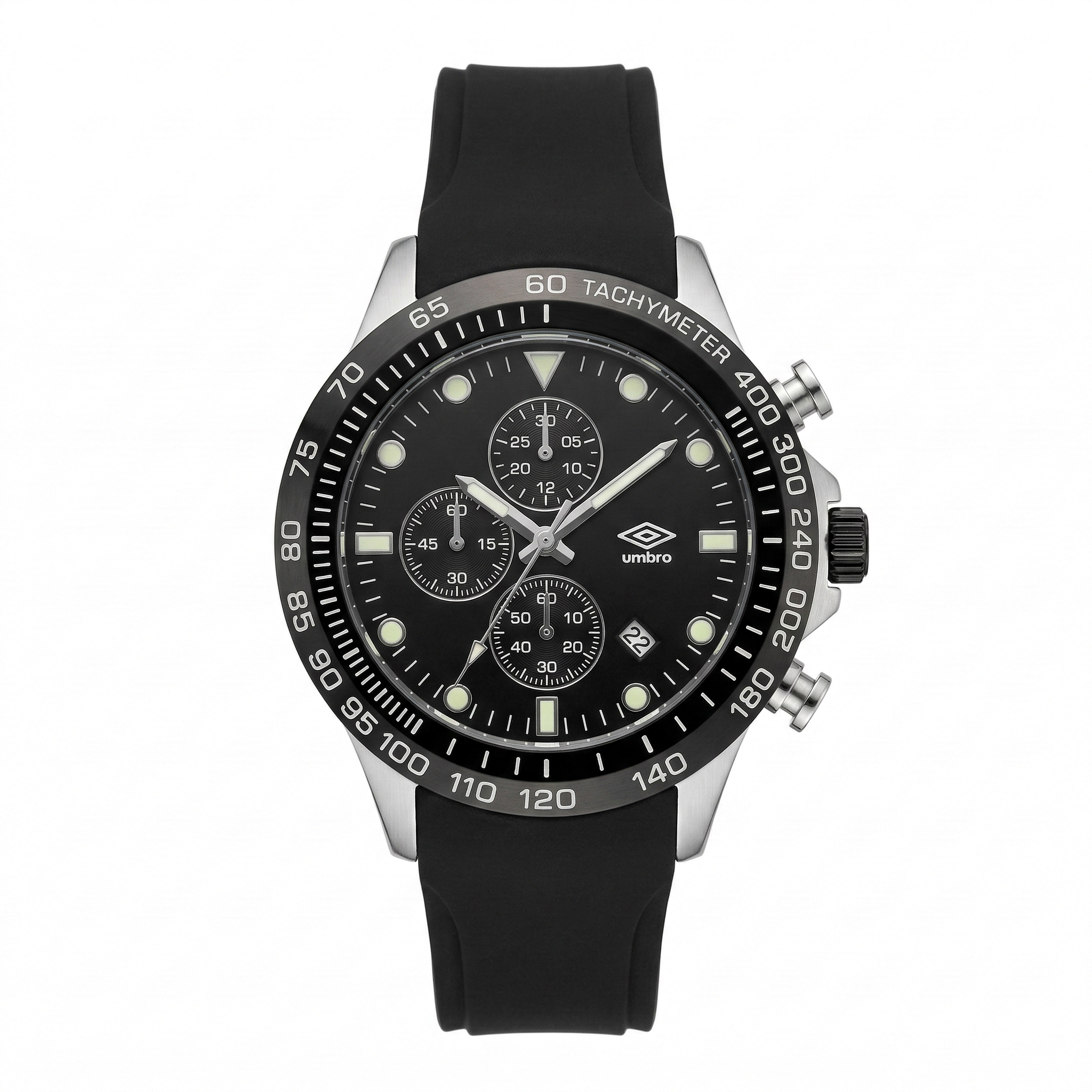 Reloj Análogo Hombre Umbro Plus Negro UMBP-1500-110