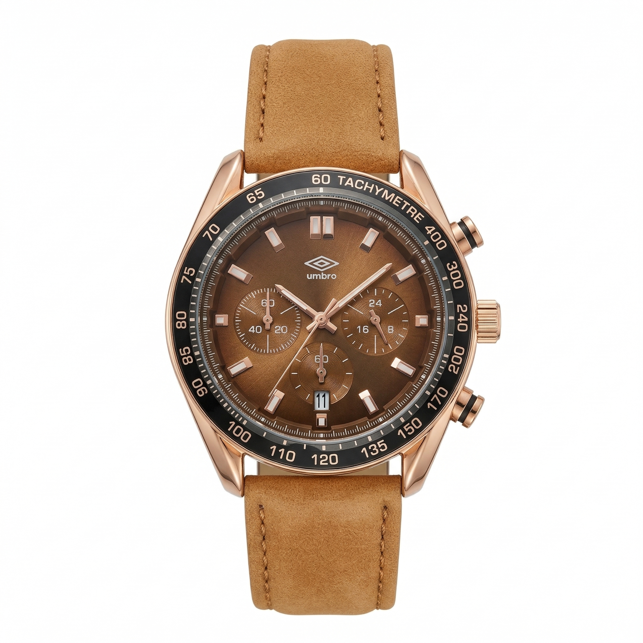 Reloj Análogo Hombre Umbro Plus Café UMBP-1500-114
