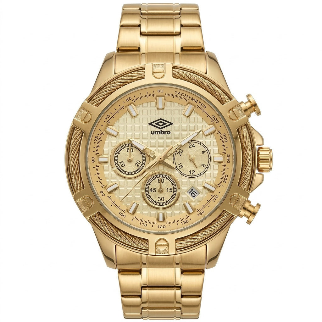 Reloj Análogo Hombre Umbro Plus Dorado UMBP-1500-129