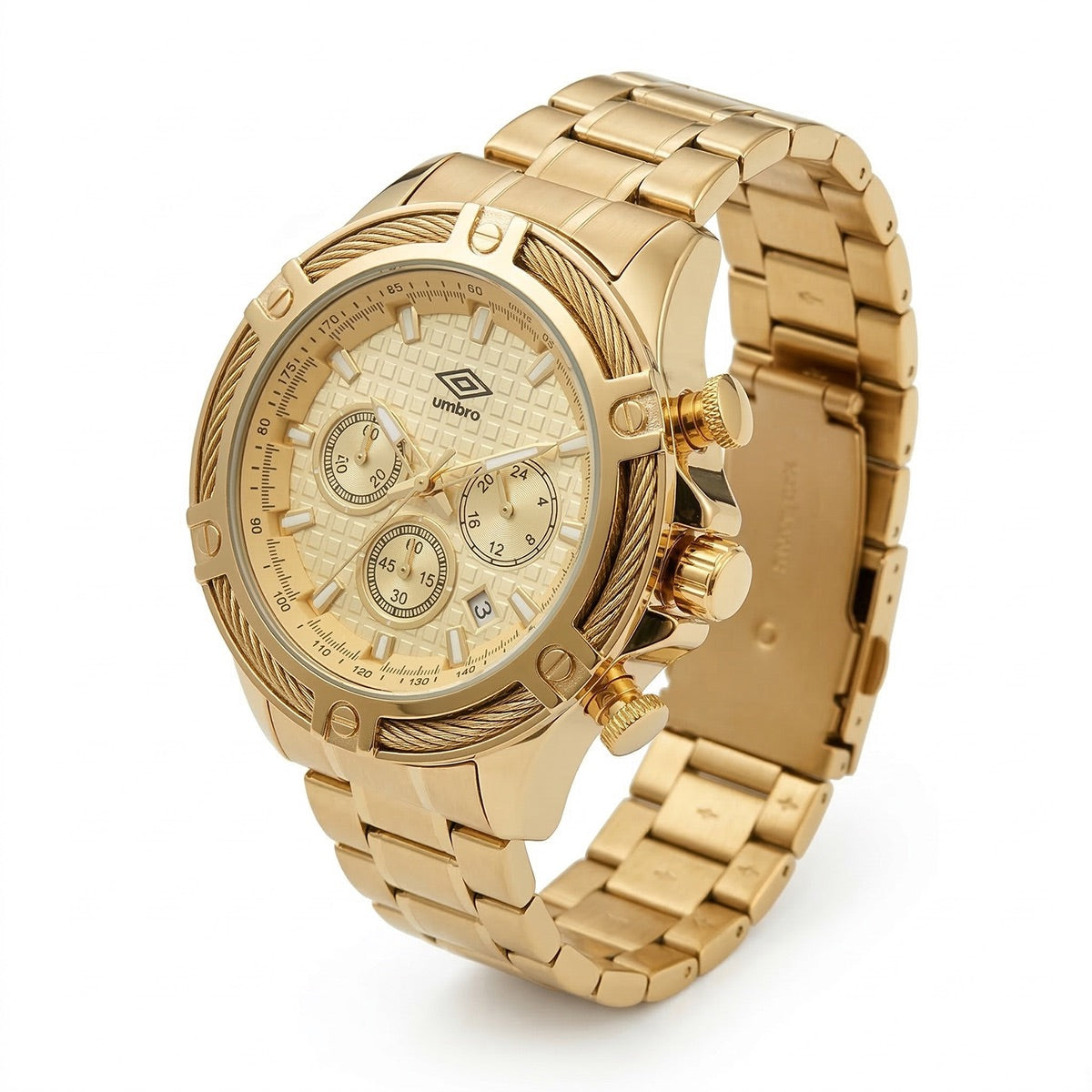 Reloj Análogo Hombre Umbro Plus Dorado UMBP-1500-129