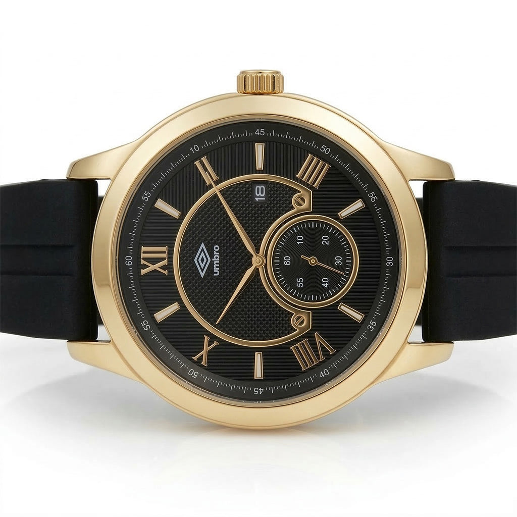 Reloj Análogo Hombre Umbro Plus Negro UMBP-1500-134