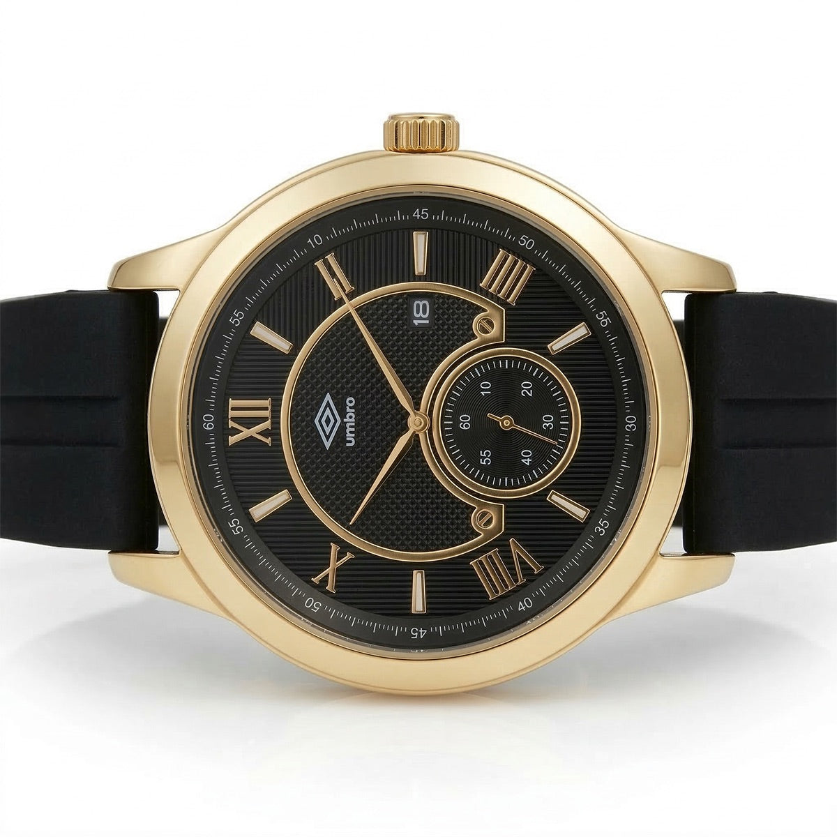 Reloj Análogo Hombre Umbro Plus Negro UMBP-1500-134
