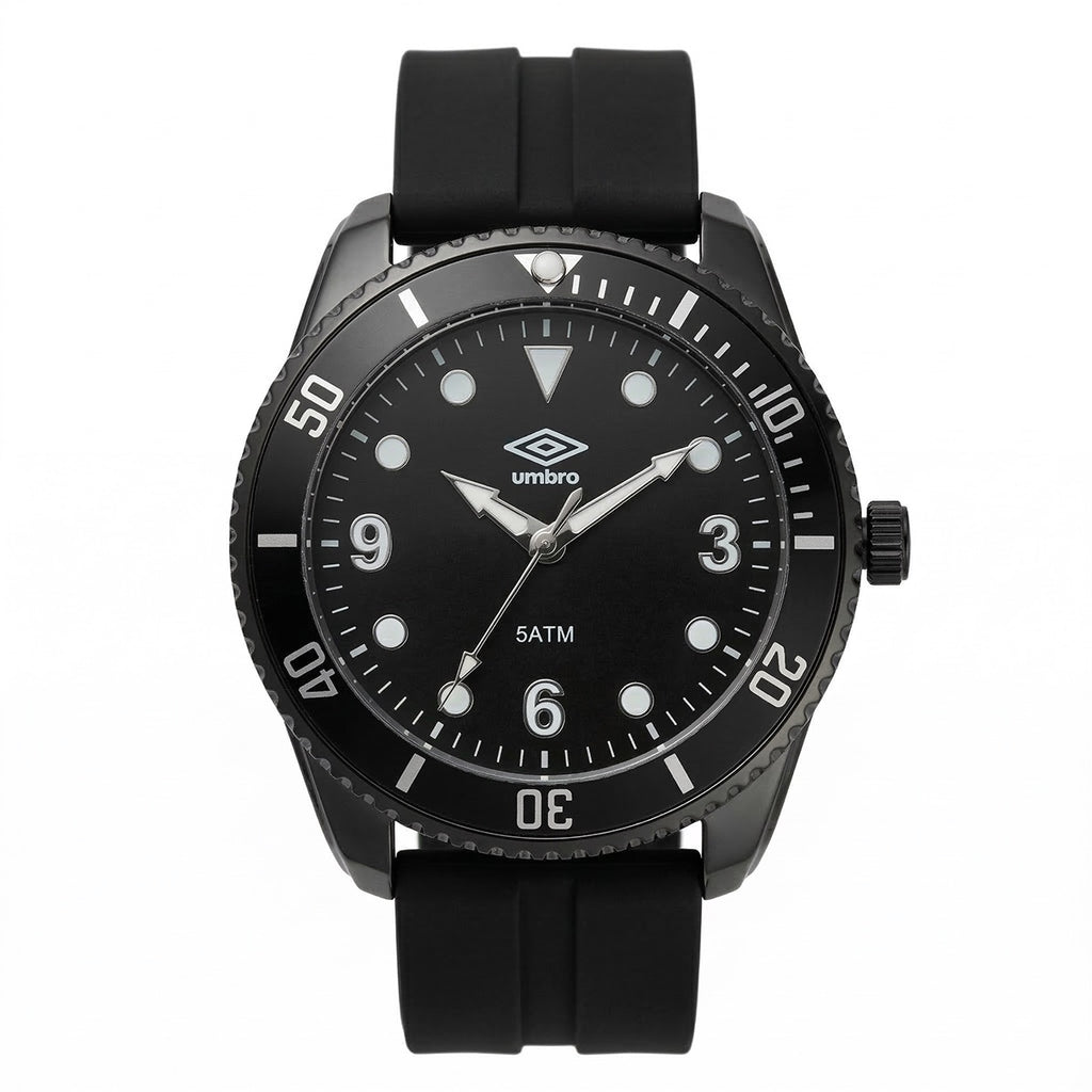 Reloj Análogo Hombre Umbro Plus Negro UMBP-1500-140