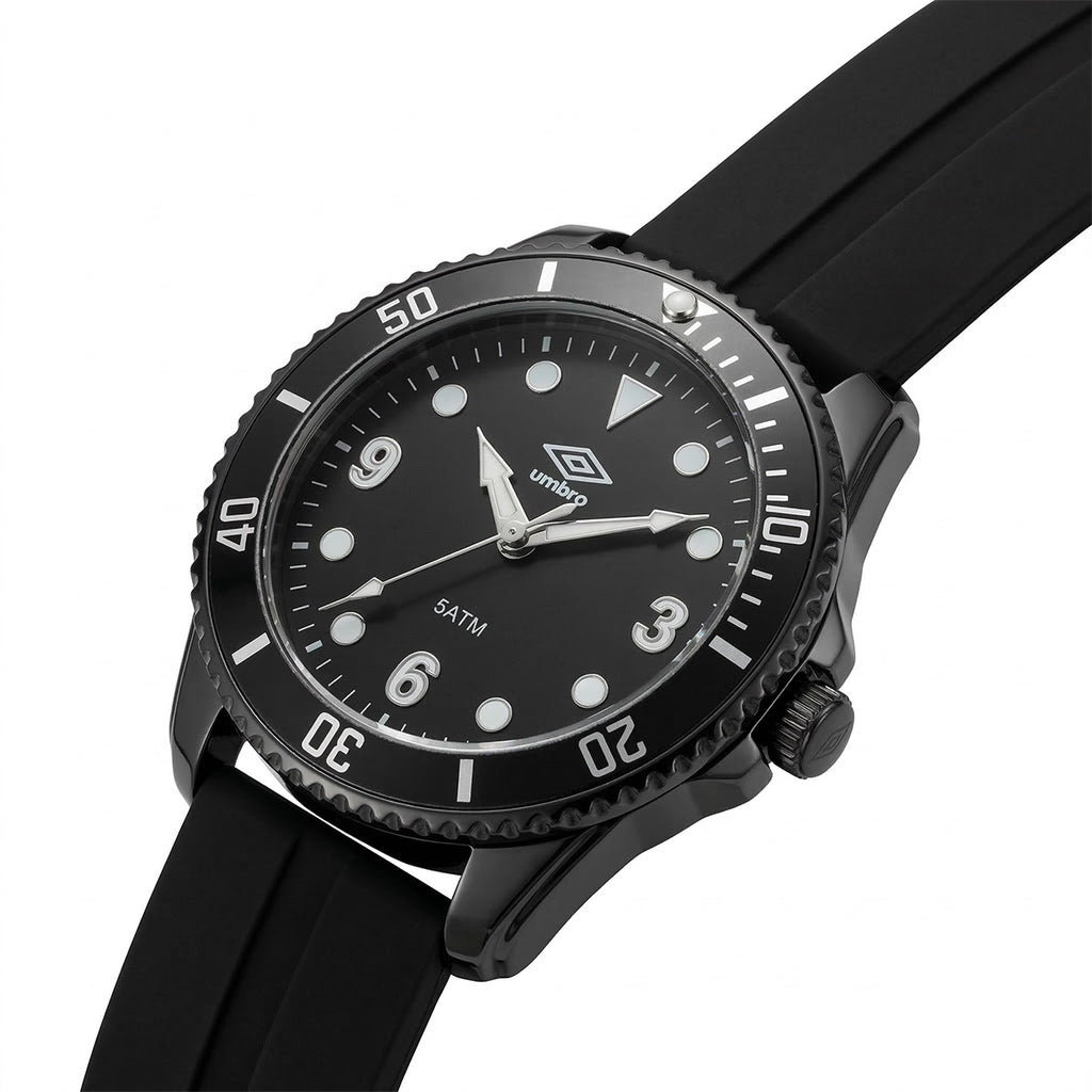 Reloj Análogo Hombre Umbro Plus Negro UMBP-1500-140