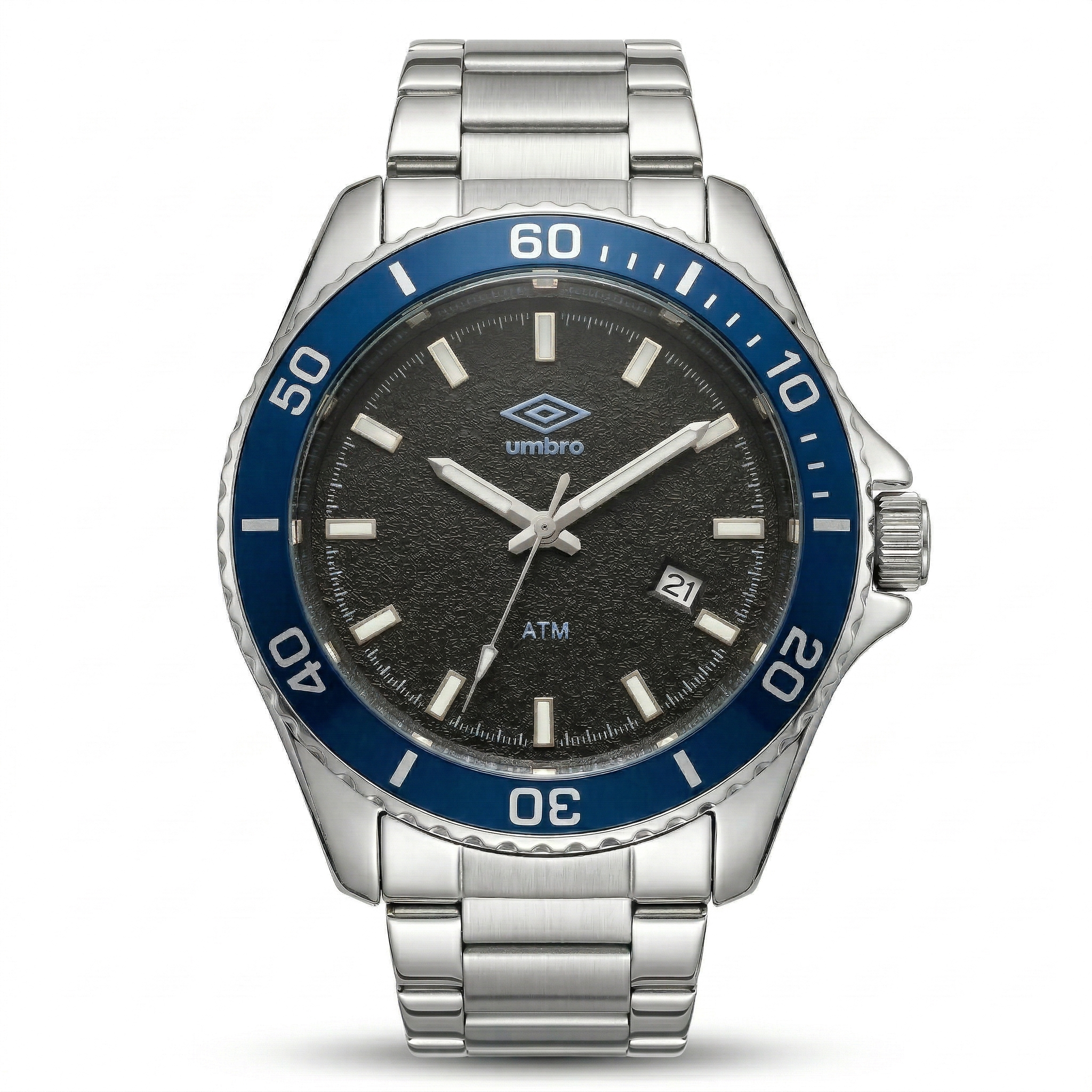 Reloj Análogo Hombre Umbro Plus Plateado UMBP-1500-141