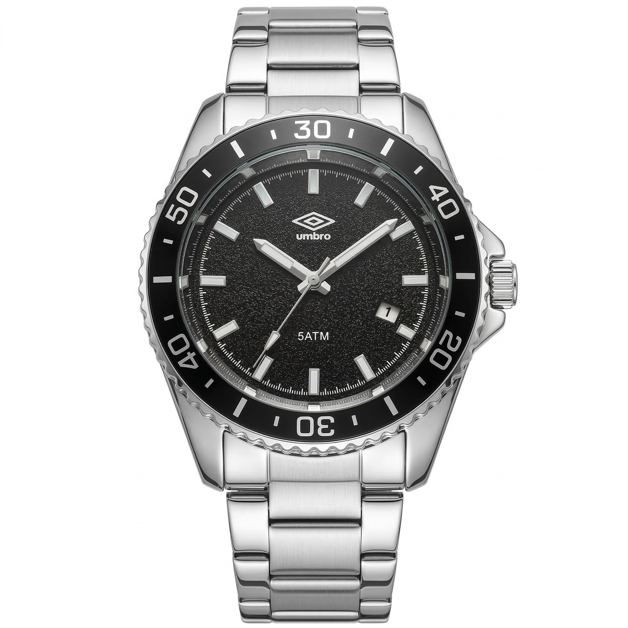 Reloj Análogo Hombre Umbro Plus Plateado UMBP-1500-142
