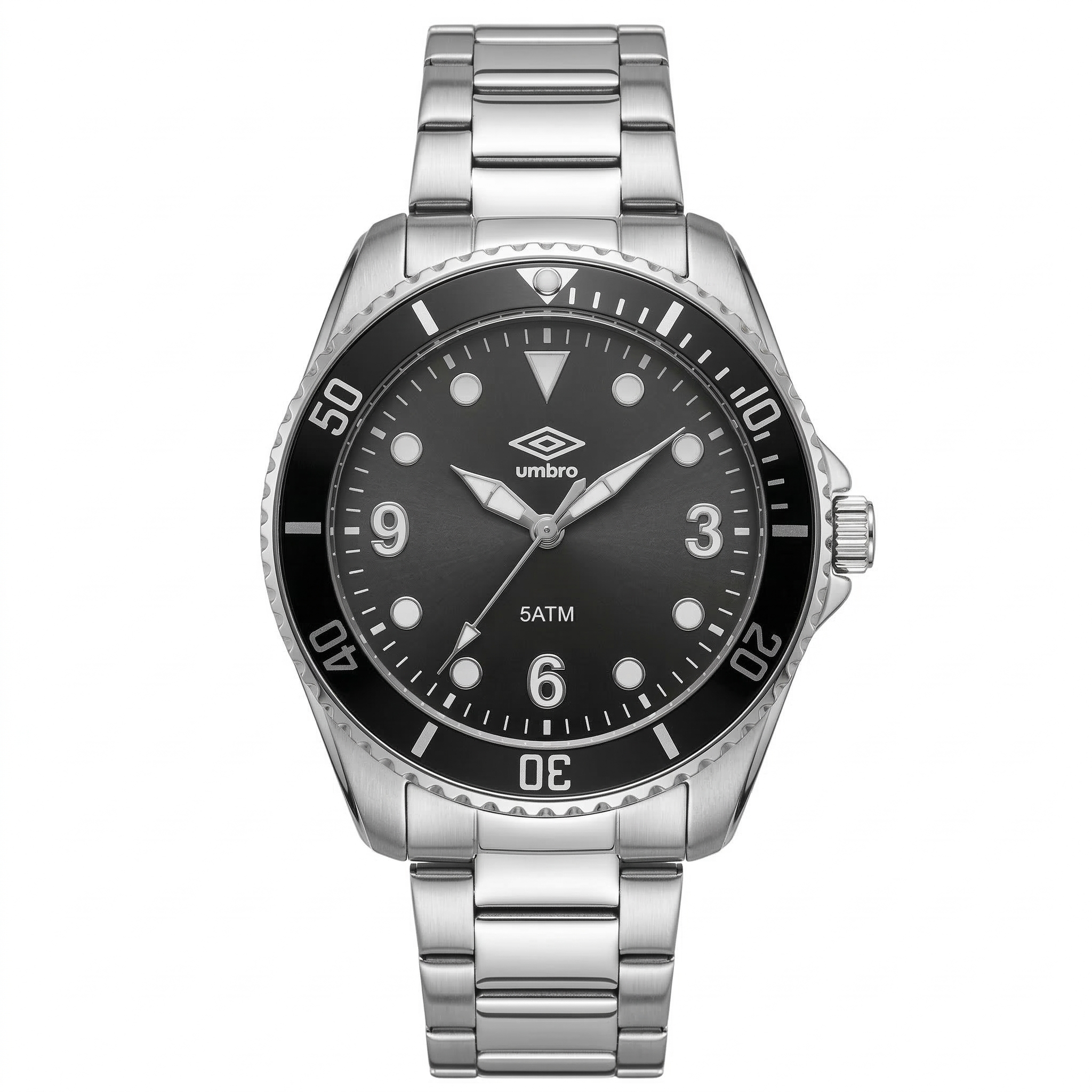 Reloj Análogo Hombre Umbro Plus Plateado UMBP-1500-153