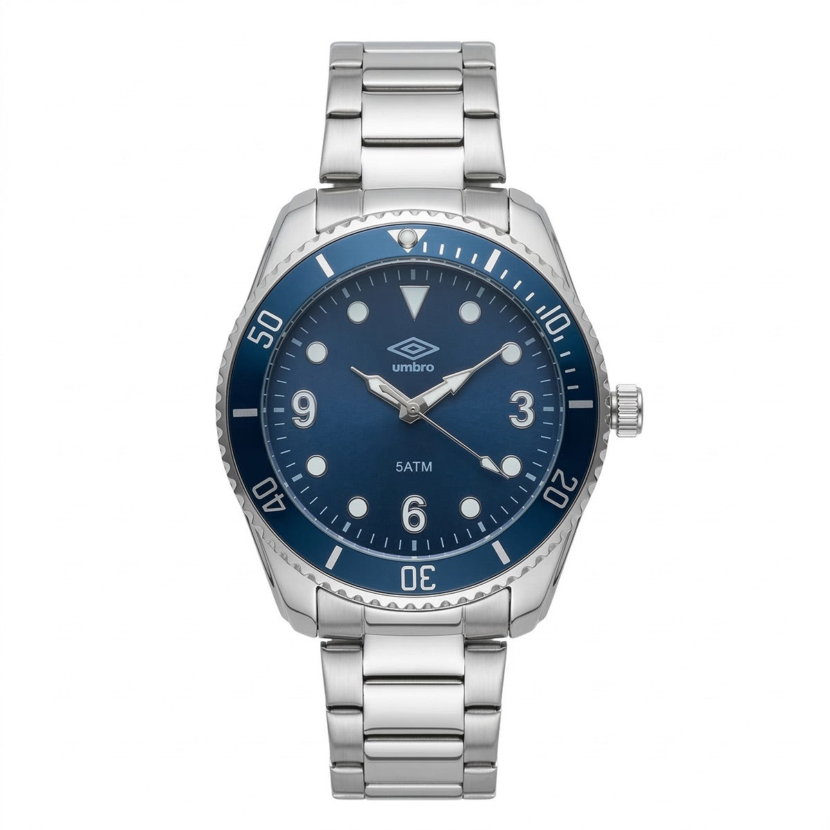 Reloj Análogo Hombre Umbro Plus Plateado UMBP-1500-154