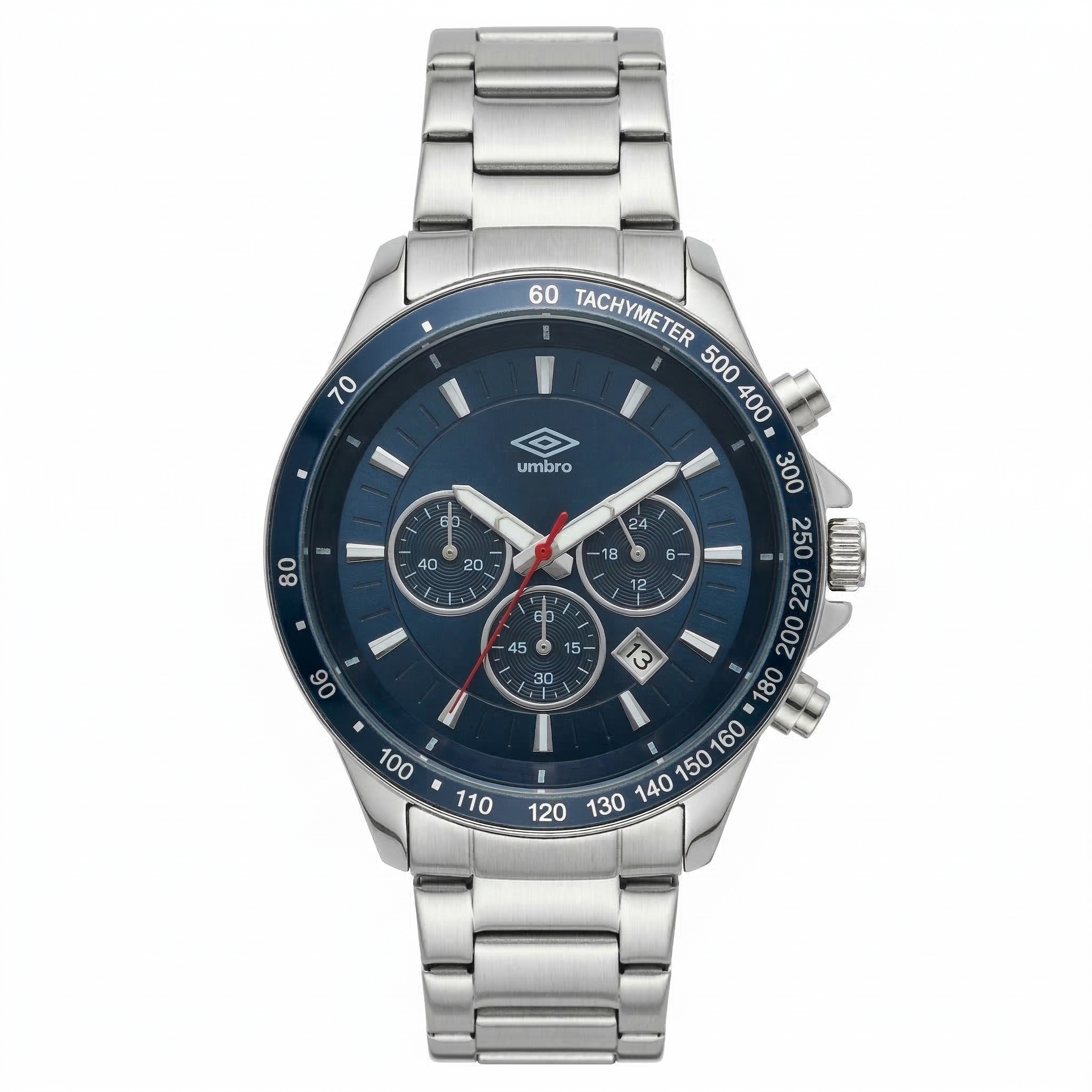 Reloj Análogo Hombre Umbro Plus Plateado UMBP-1500-156