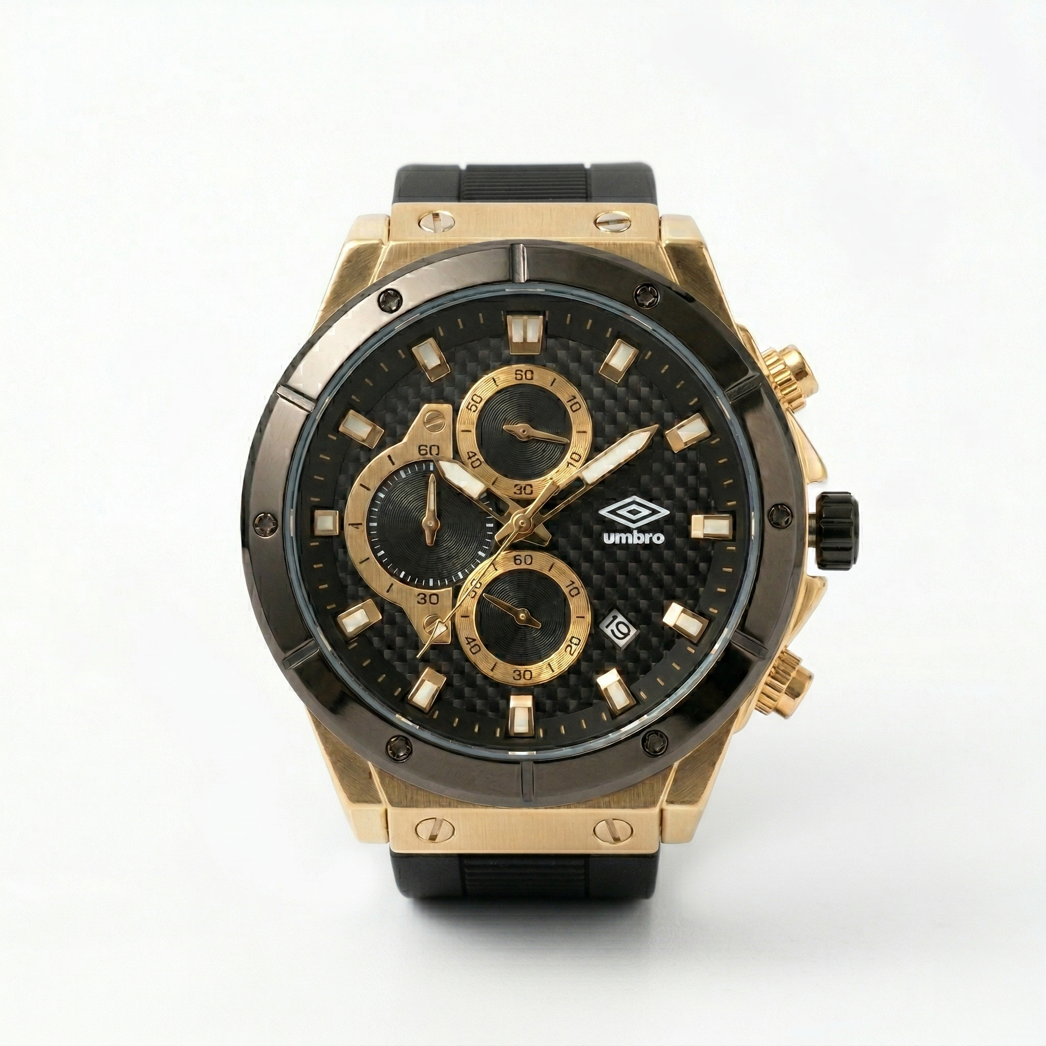 Reloj Análogo Hombre Umbro Plus Negro UMBP-1500-160