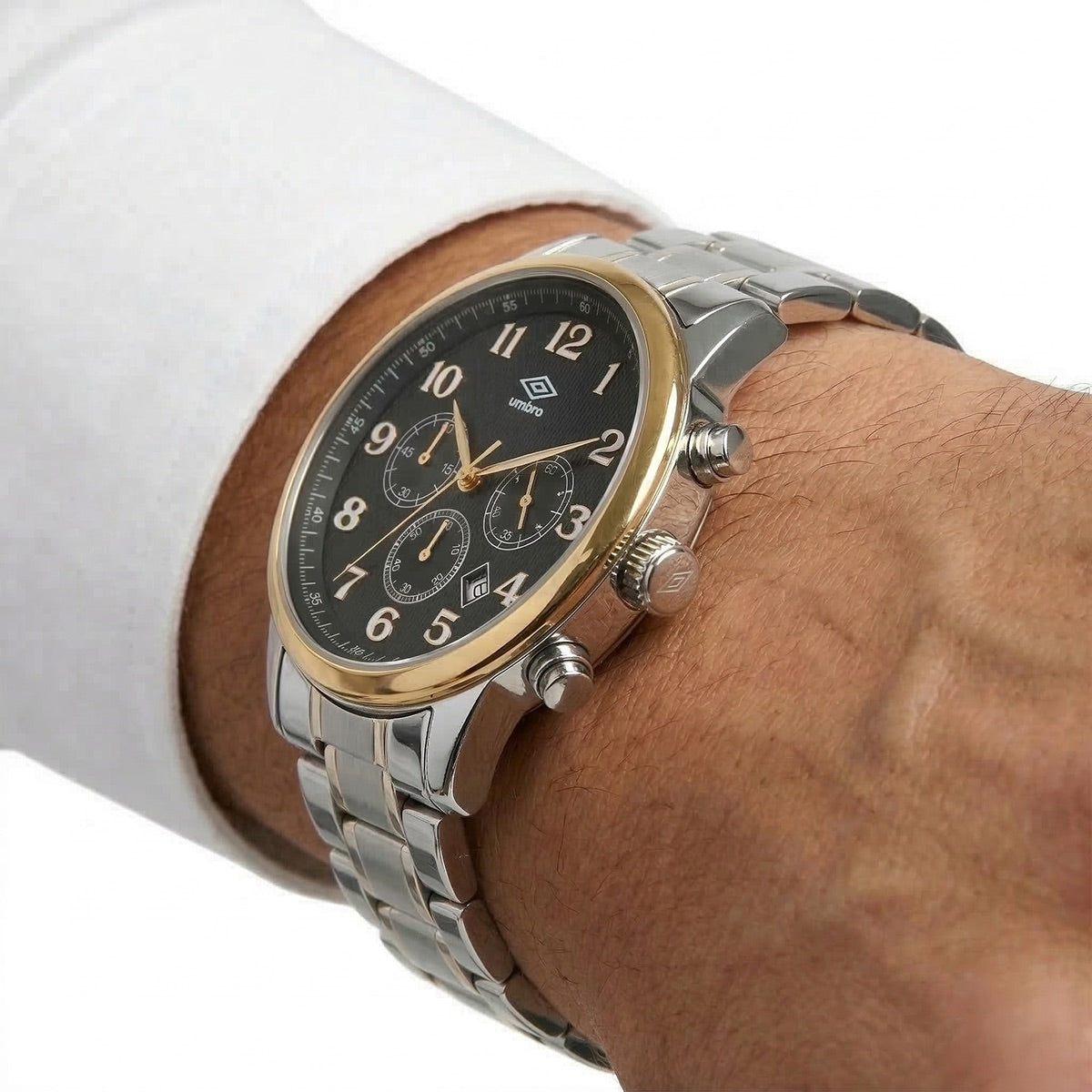 Reloj Análogo Hombre Umbro Plus Plateado UMBP-1500-167