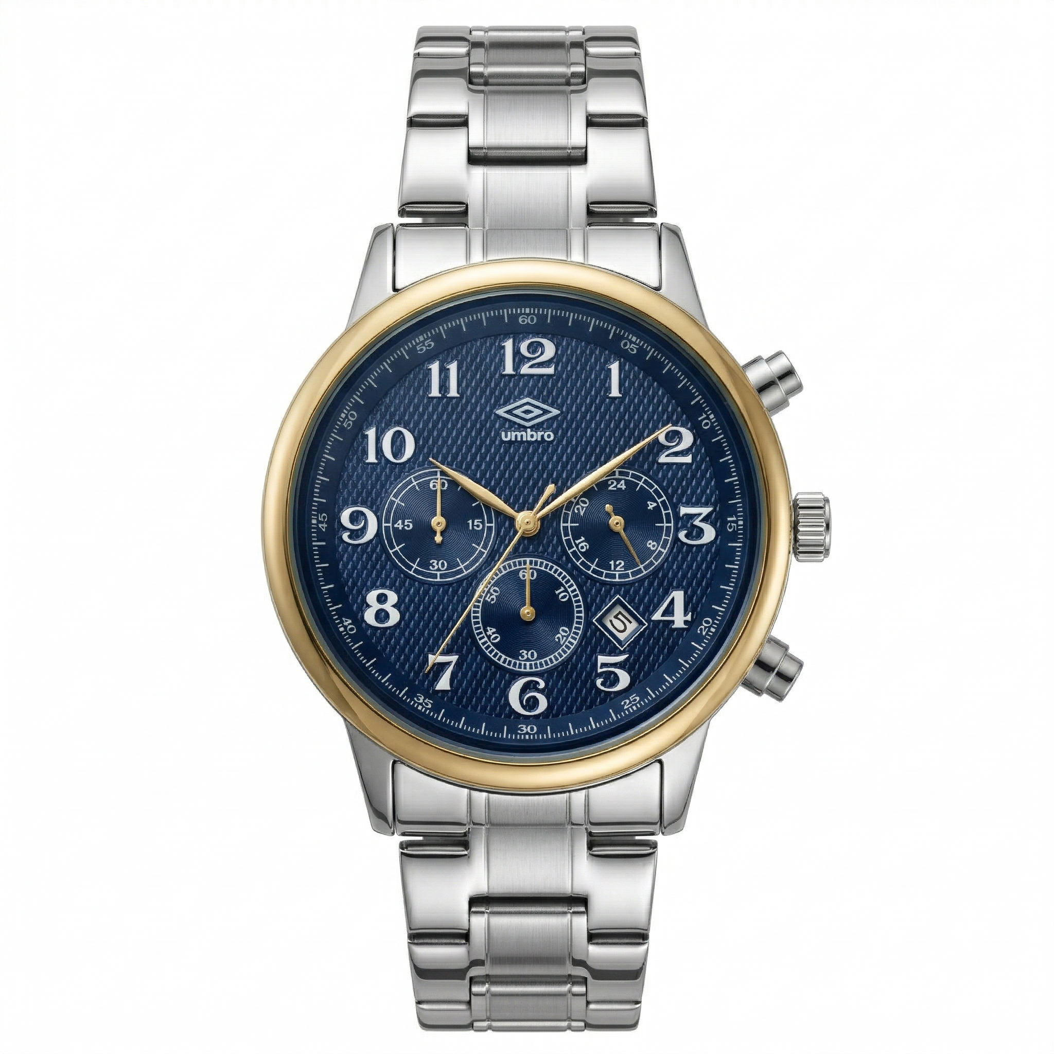 Reloj Análogo Hombre Umbro Plus Plateado UMBP-1500-168