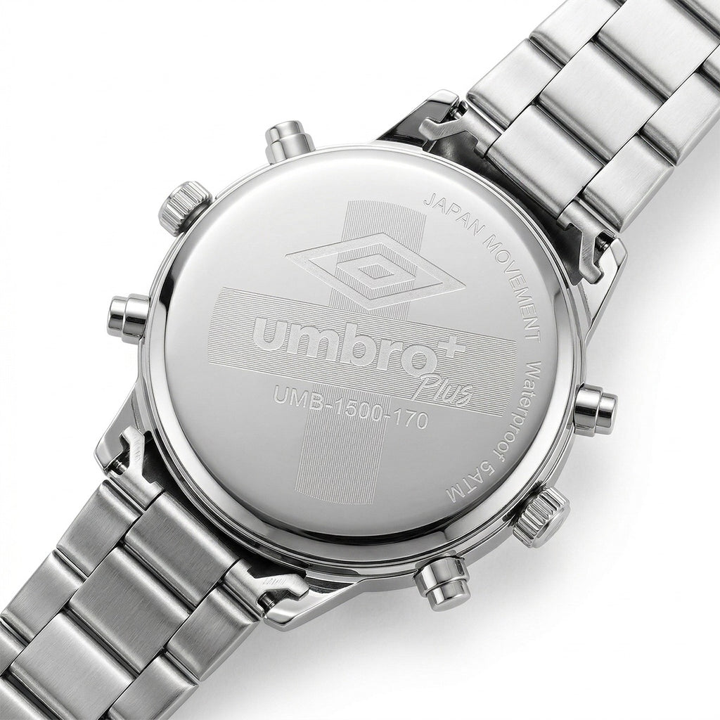 Reloj Análogo Hombre Umbro Plus Plateado UMBP-1500-170