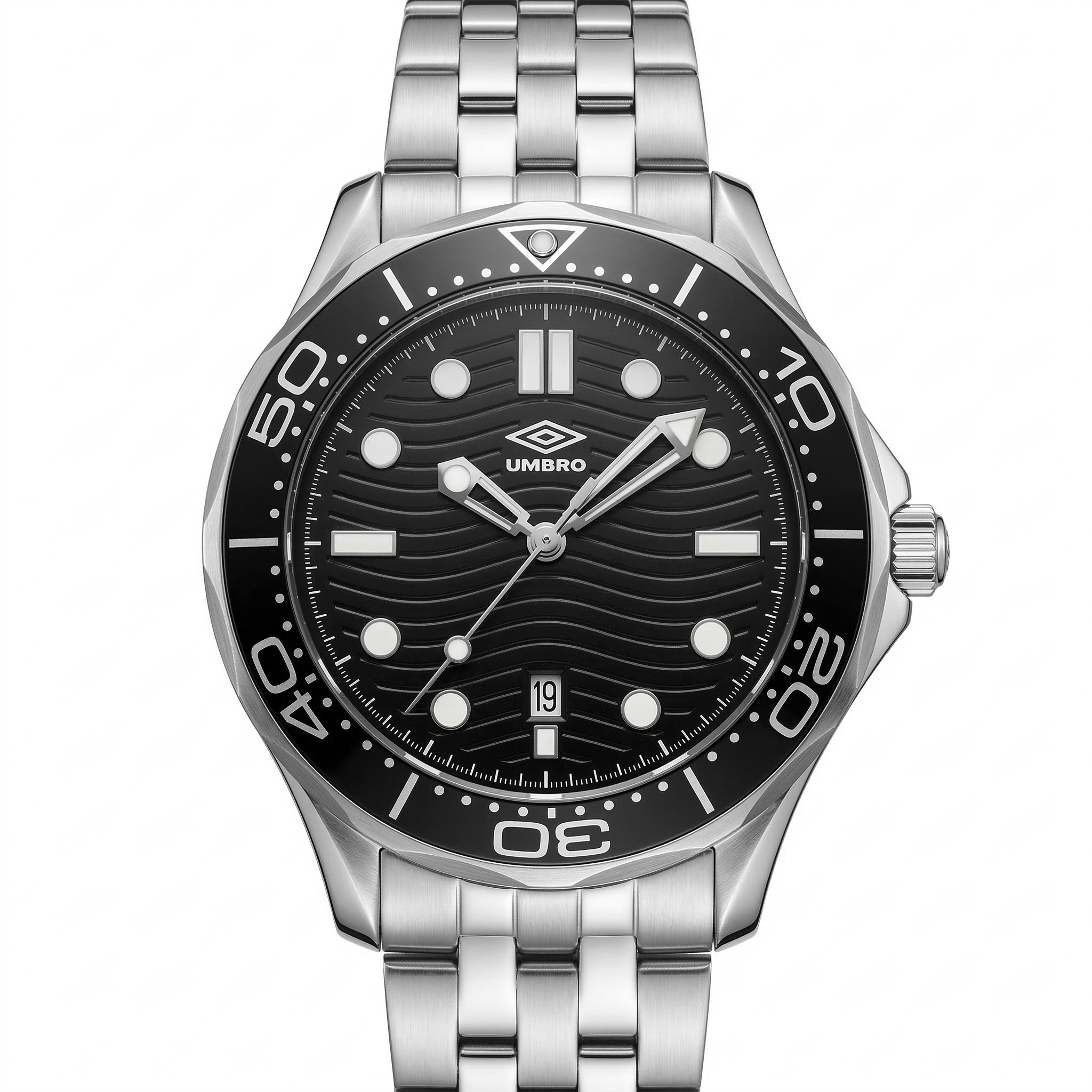 Reloj Análogo Hombre Umbro Plus Plateado UMBP-1500-184