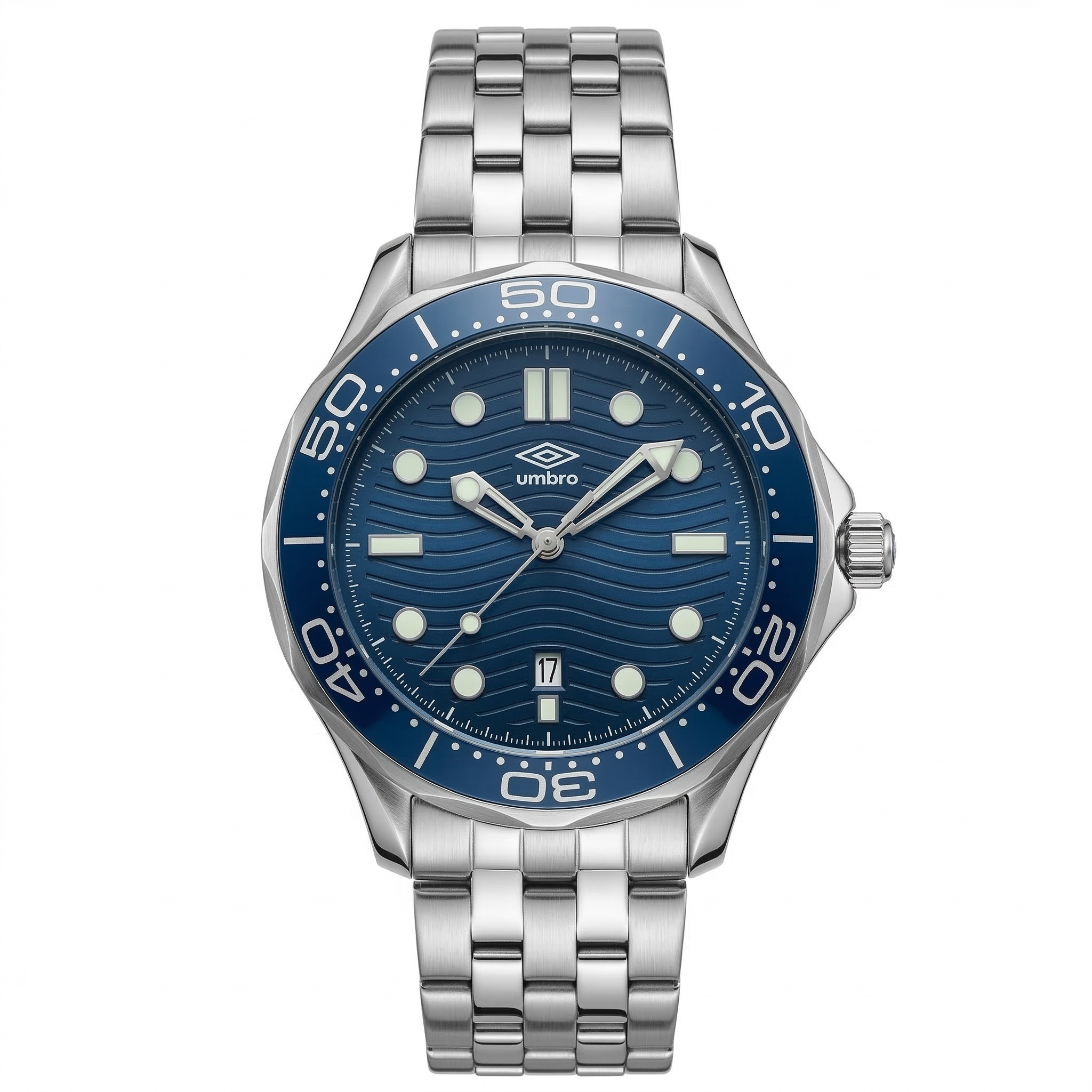Reloj Análogo Hombre Umbro Plus Plateado UMBP-1500-186