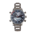 Reloj Análogo Digital Hombre Umbro Plus Plateado UMBP-1500-19