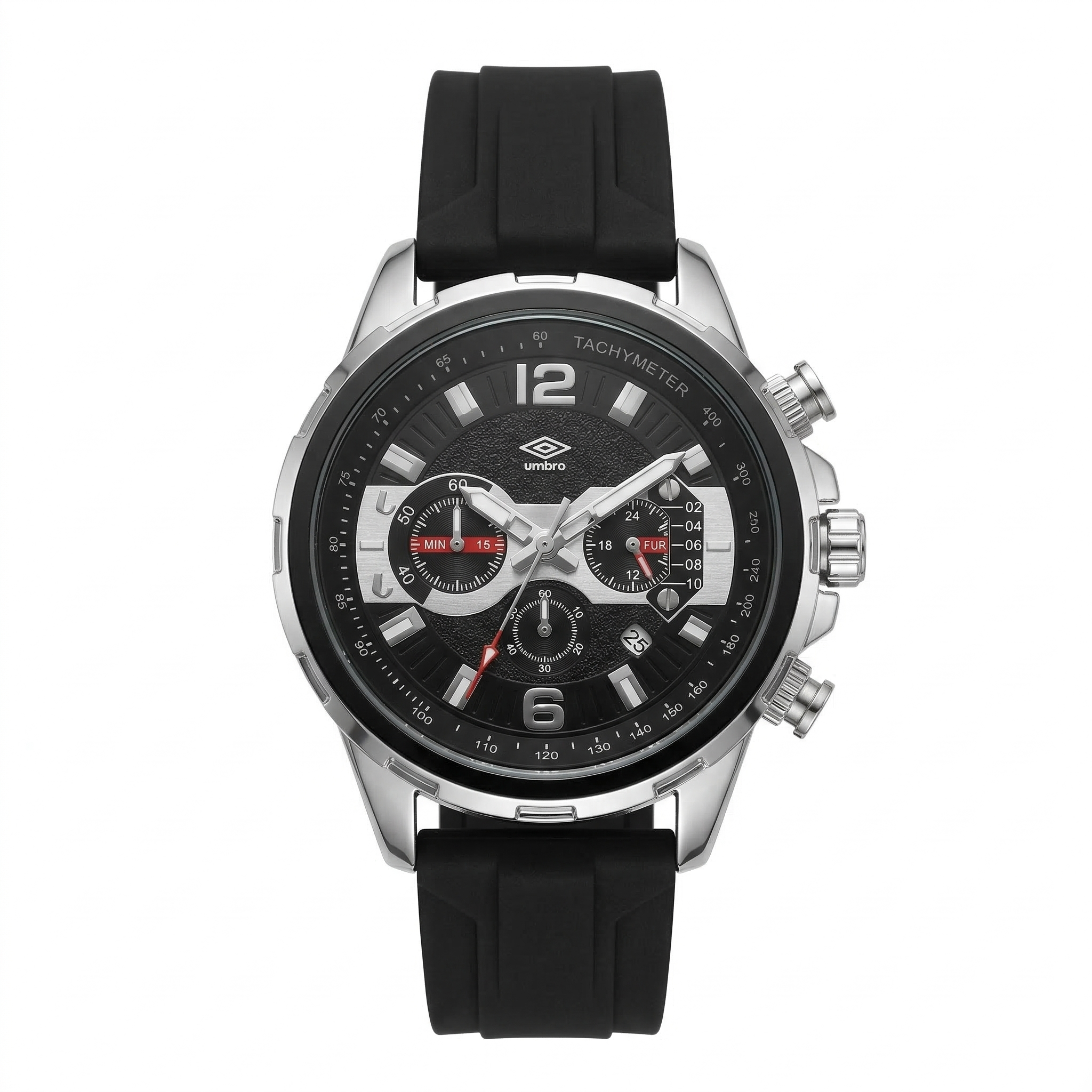 Reloj Análogo Hombre Umbro Plus Negro UMBP-1500-195
